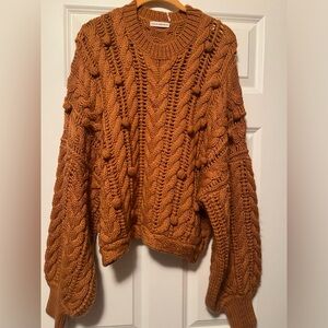 NWT ULLA JOHNSON wool sweater size XL